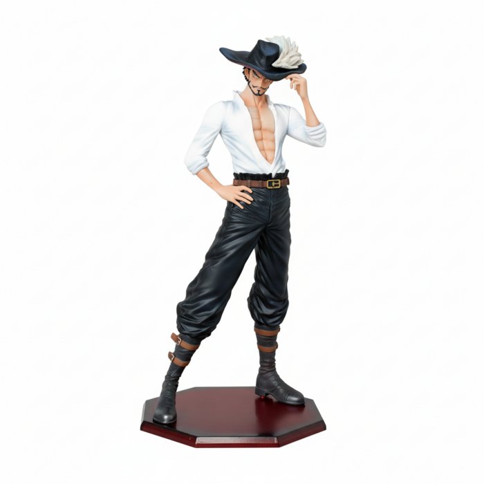 One Piece Dracule Mihawk Figure White Coat Eagle Eye