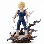 Dragon Ball Z Majin Vegeta Figure - GKHB Edition with lightning effects