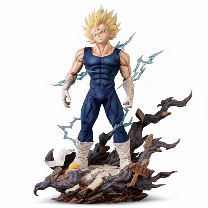 Dragon Ball Z Majin Vegeta Figure - GKHB Edition with lightning effects